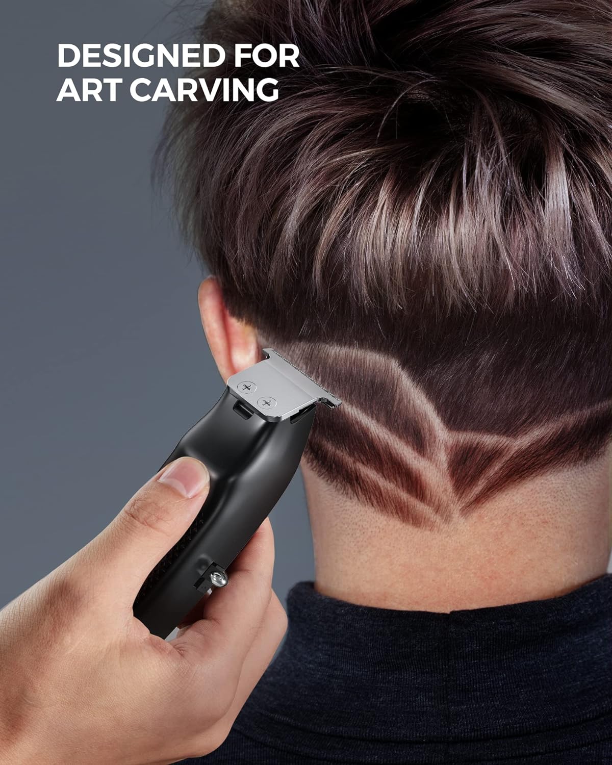 K11S+I3F Professional Hair Clippers and Trimmers Set for Men's Grooming (Silver) by Glaker