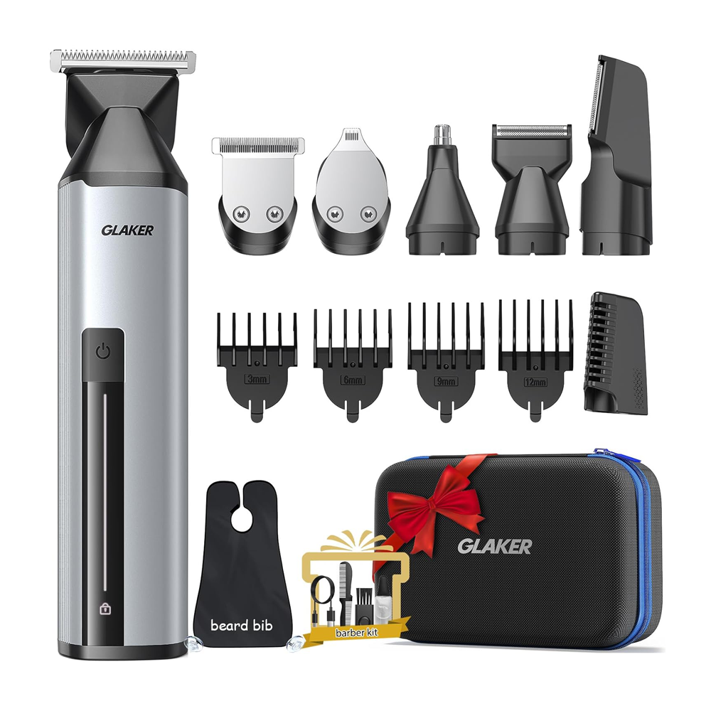 Hair Trimmer Complete Mens Grooming Kits by GLAKER | Hair Clipper | Tradeo Shopping
