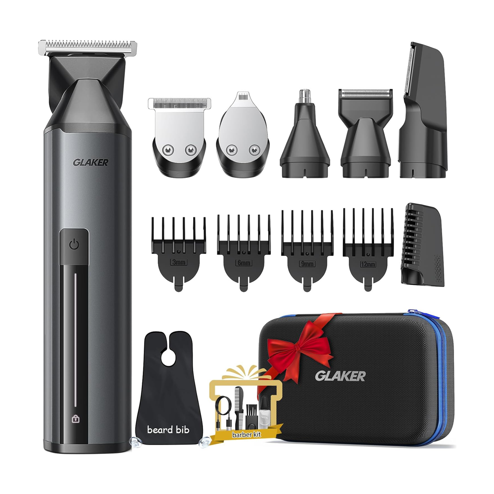 Hair Trimmer Complete Mens Grooming Kits by GLAKER | Hair Clipper | Tradeo Shopping