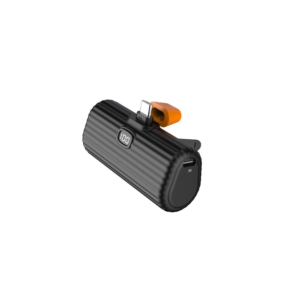 Pocket Power Bank Type-C Output 5000 mAh Black by Green Lion