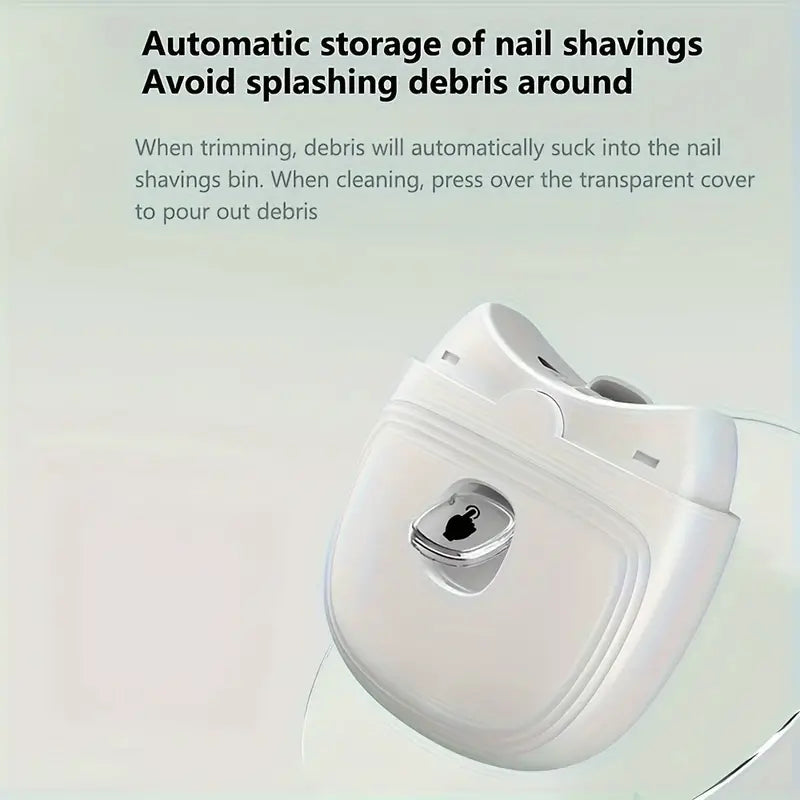 Green Lion Cut-Q Clipper Electric Nail Cutter White