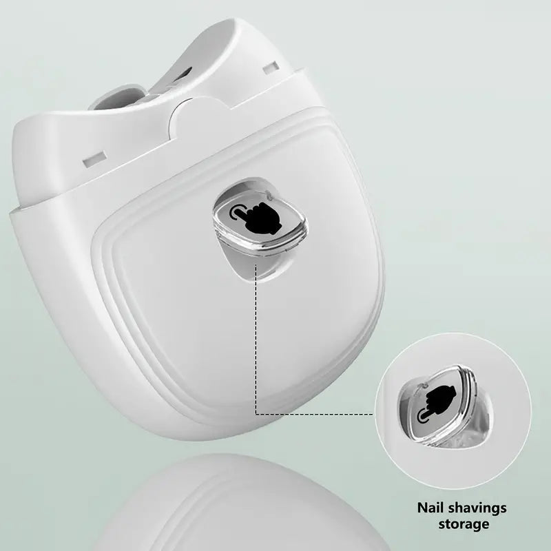 Green Lion Cut-Q Clipper Electric Nail Cutter White