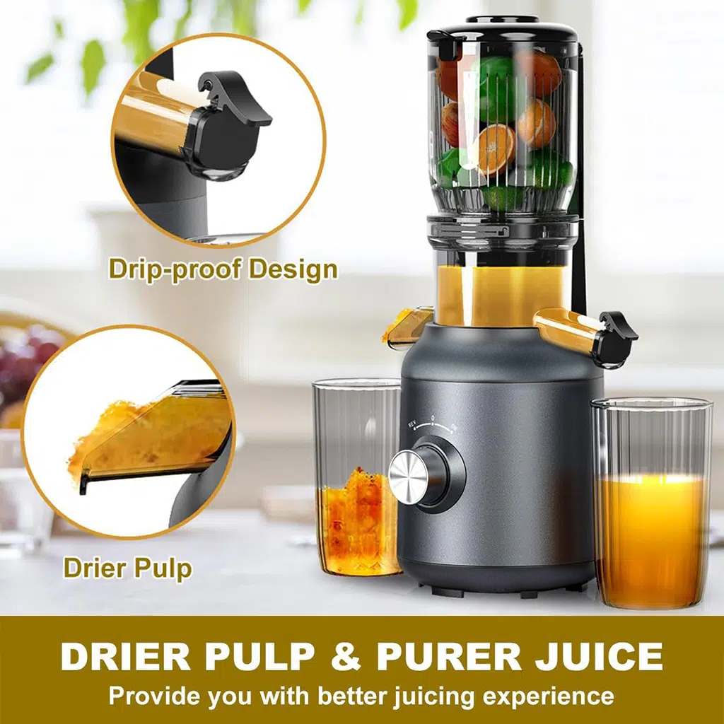 Slow Juicer Pure Copper Motor by GreenLion