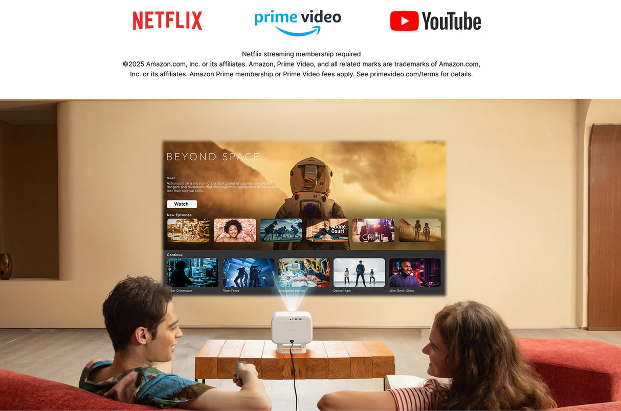 Home Cinema Projector L2 Plus by Yaber