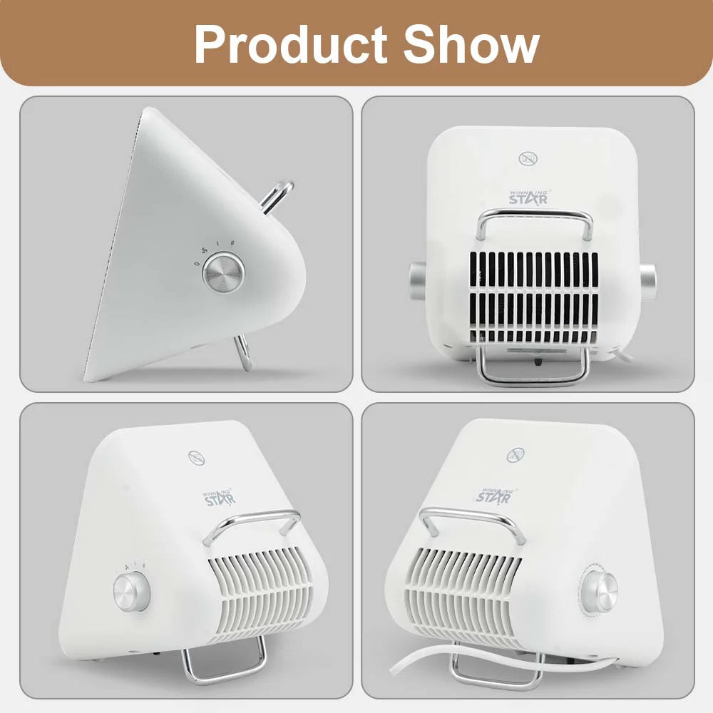 Electric Mini Space Heating Desk Fan 1500W ST-4089 by Winning Star