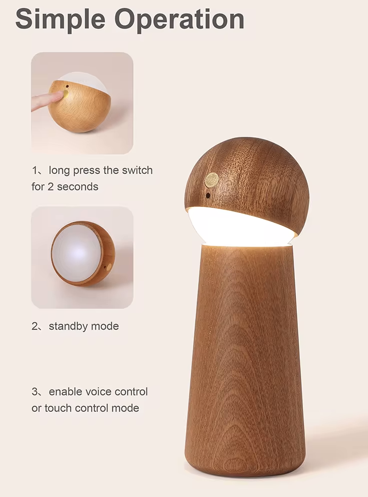 GOOD Voice Activated Sensor Light | Bedside Lamp | Tradeo Shopping