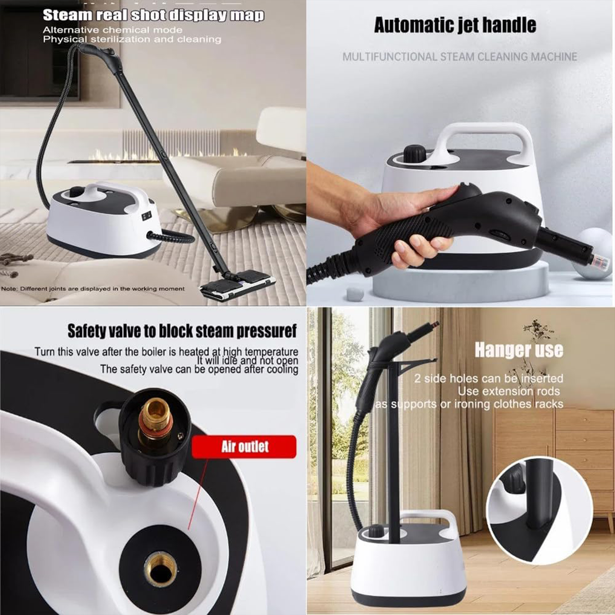 High-Temperature Steam Cleaning Machine – 2000W