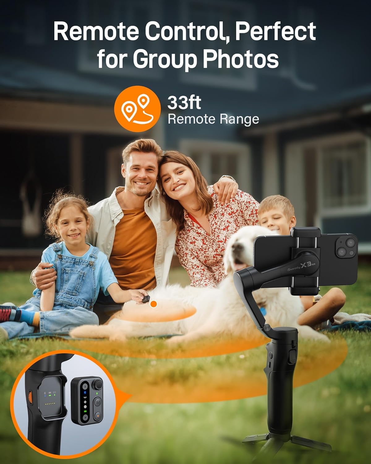 iSteady X3 SE 3-axis Foldable Smartphone Gimbal Stabilizer by Hohem