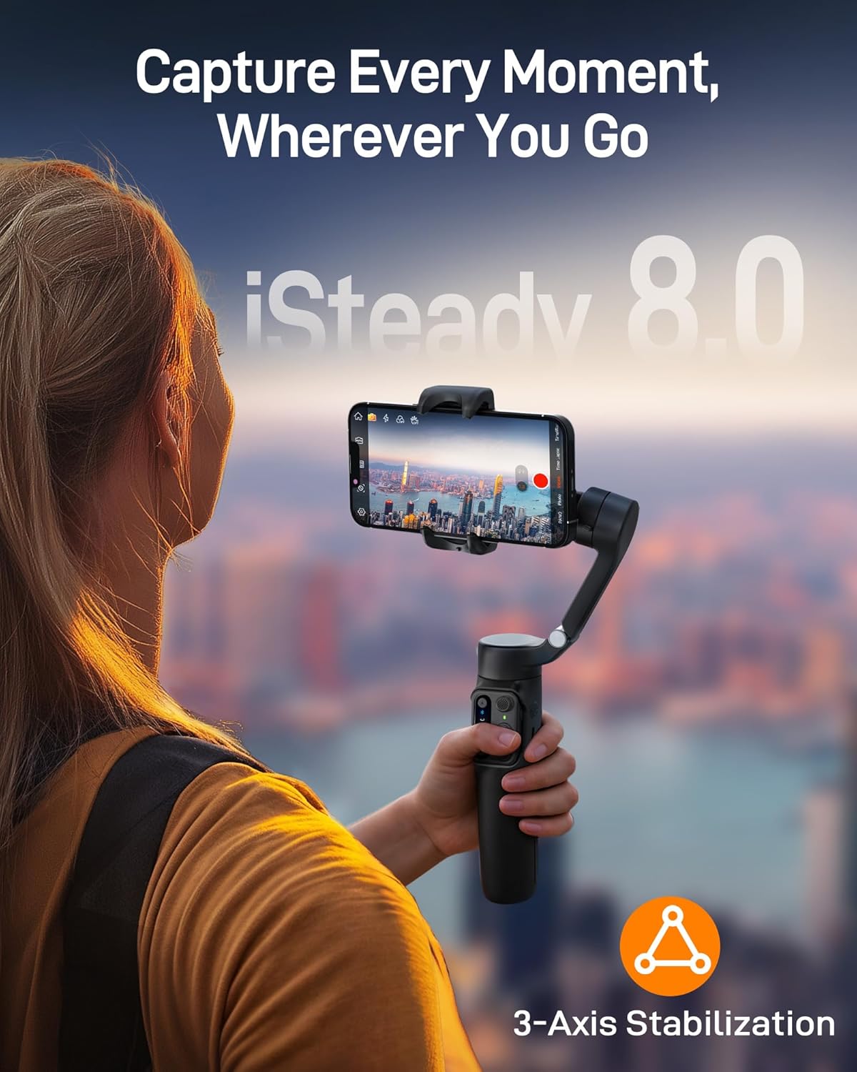 iSteady X3 SE 3-axis Foldable Smartphone Gimbal Stabilizer by Hohem