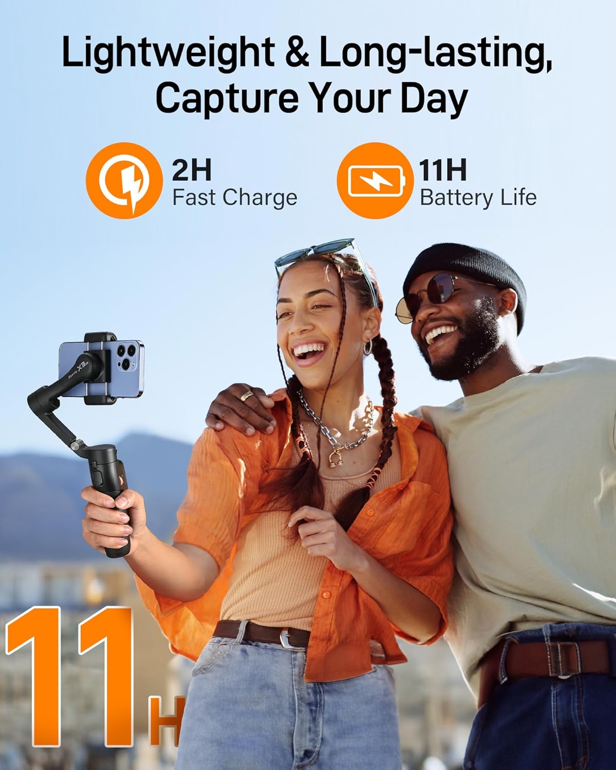 iSteady X3 SE 3-axis Foldable Smartphone Gimbal Stabilizer by Hohem