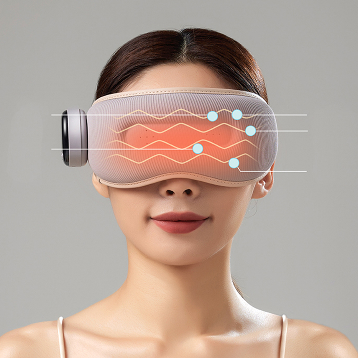 Hot & Cold Eye Massager with Adjustable Heat