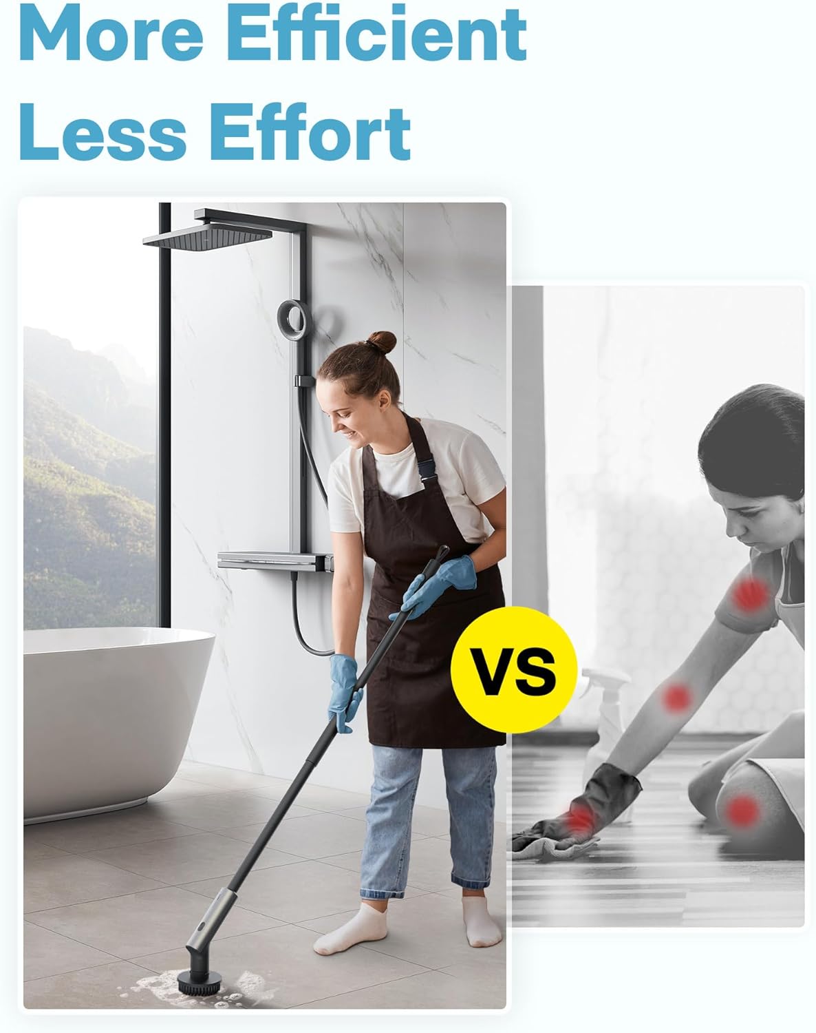 HOTO Electric Cleaning Brush 7 in 1 Set