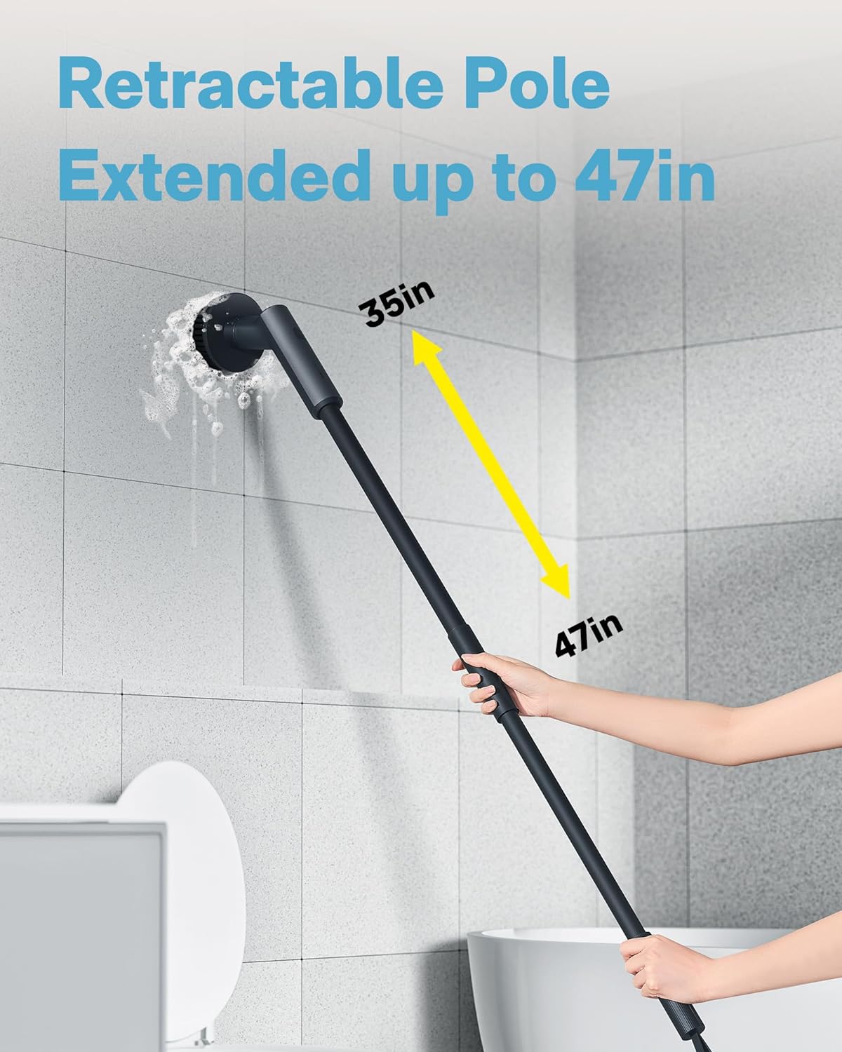HOTO Electric Cleaning Brush 7 in 1 Set