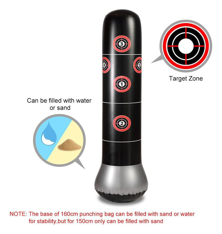 Inflatable Punching Bag with Weighted Base – Fun & Fitness for All Ages