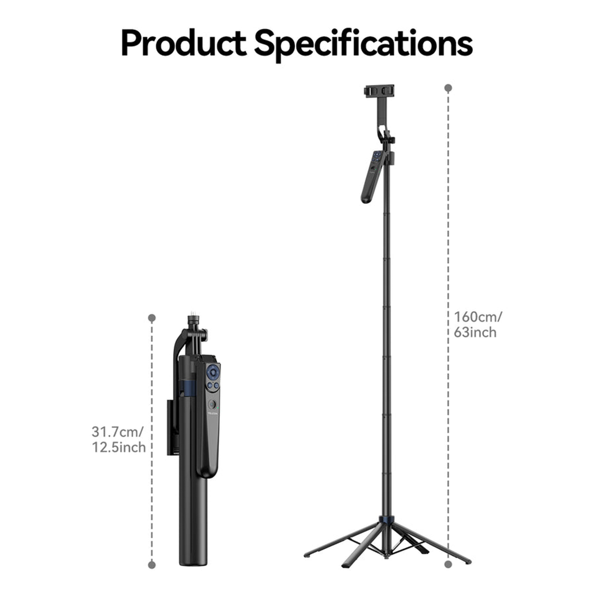 Intelligent Auto Tracking Tripod P3-MS-01 by TELESIN