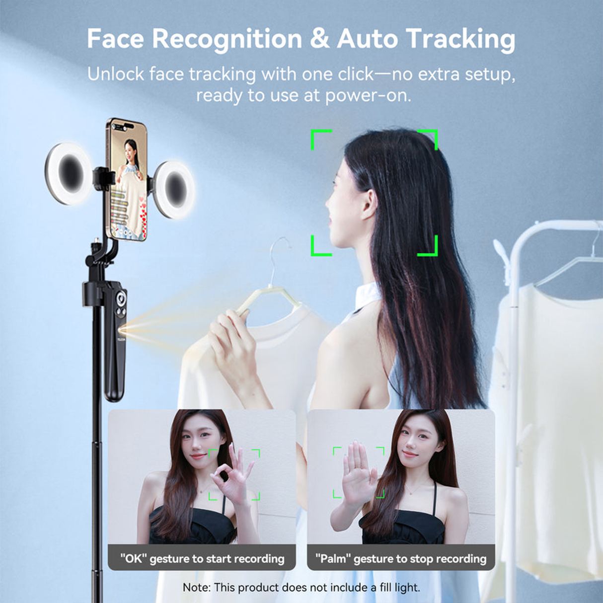 Intelligent Auto Tracking Tripod P3-MS-01 by TELESIN