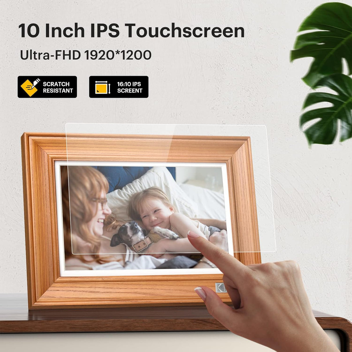 FHD Digital Photo Frame Touch Screen with Wi-Fi Enabled by KODAK | Digital Photo Frame | Tradeo Shopping