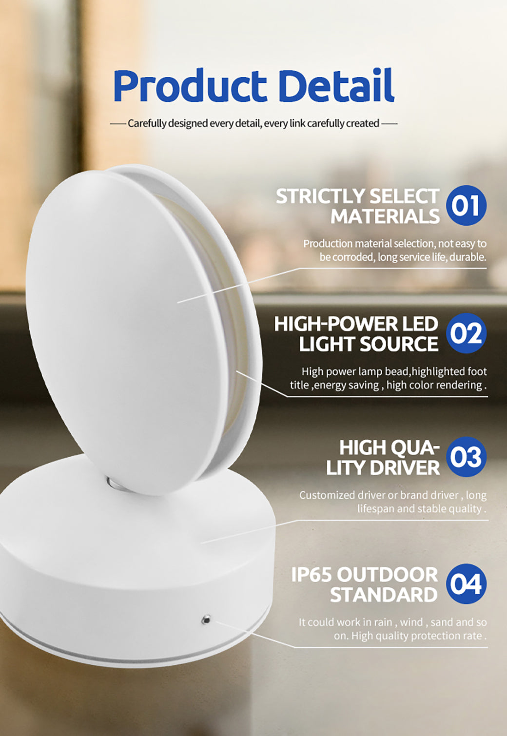 Window Sill Light 360 Degree Track Light 7W | LED Light | Tradeo Shopping