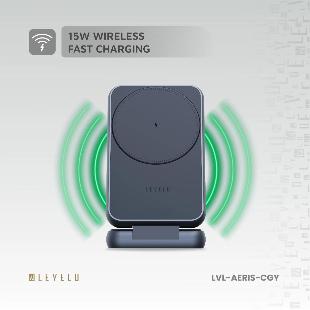 Levelo 3 in 1 Foldable Wireless Charger