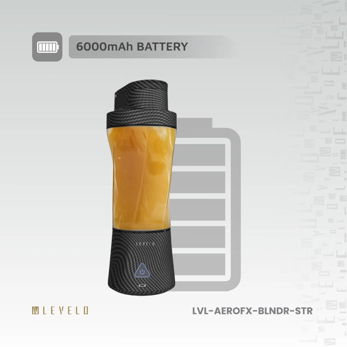 Levelo Portable Carbon Fiber Blender Aeroflex
