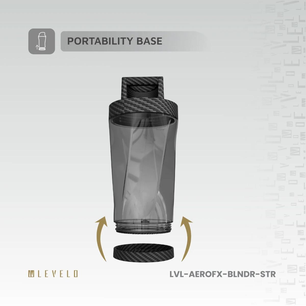 Levelo Portable Carbon Fiber Blender Aeroflex