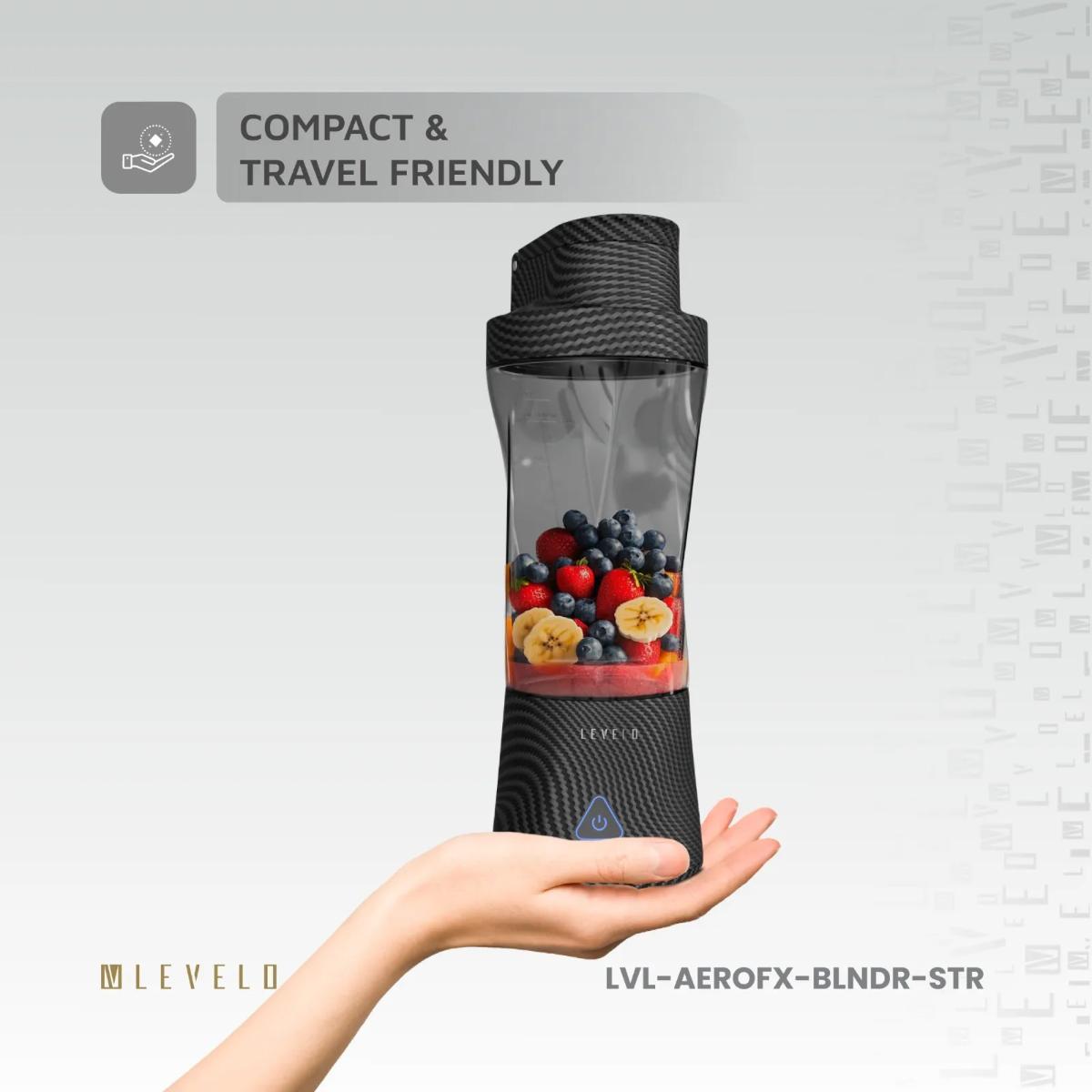 Levelo Portable Carbon Fiber Blender Aeroflex