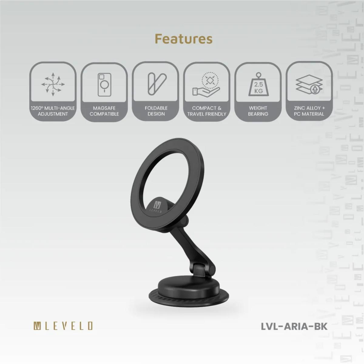 Levelo Aria MagSafe Car Phone Holder