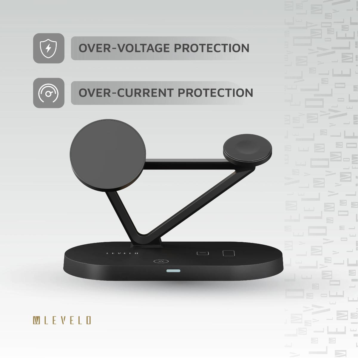 Levelo Premio 5 In 1 Wireless Charging Pad
