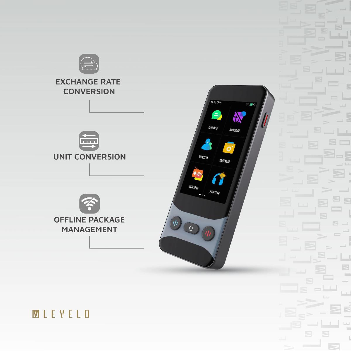 Levelo FluentLink Offline & Online Voice Translator