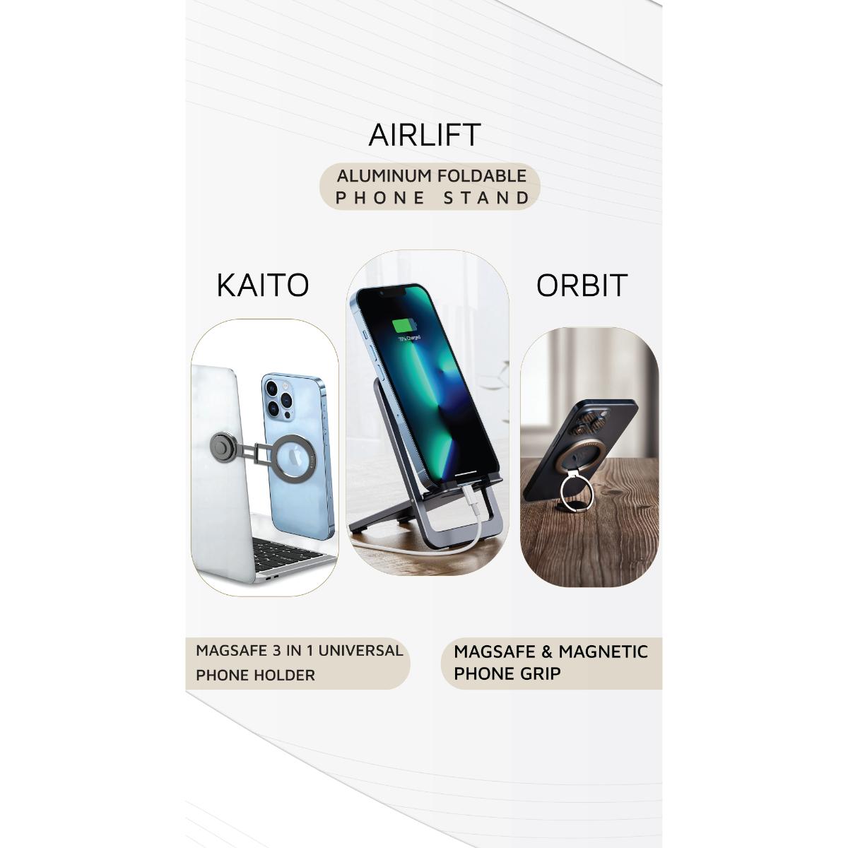 Levelo Kaito 3 In 1 Magsafe Laptop Phone Holder