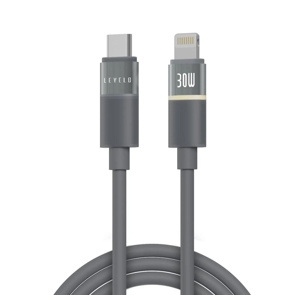 Levelo Luno Type-C to Lightning Cable 1m