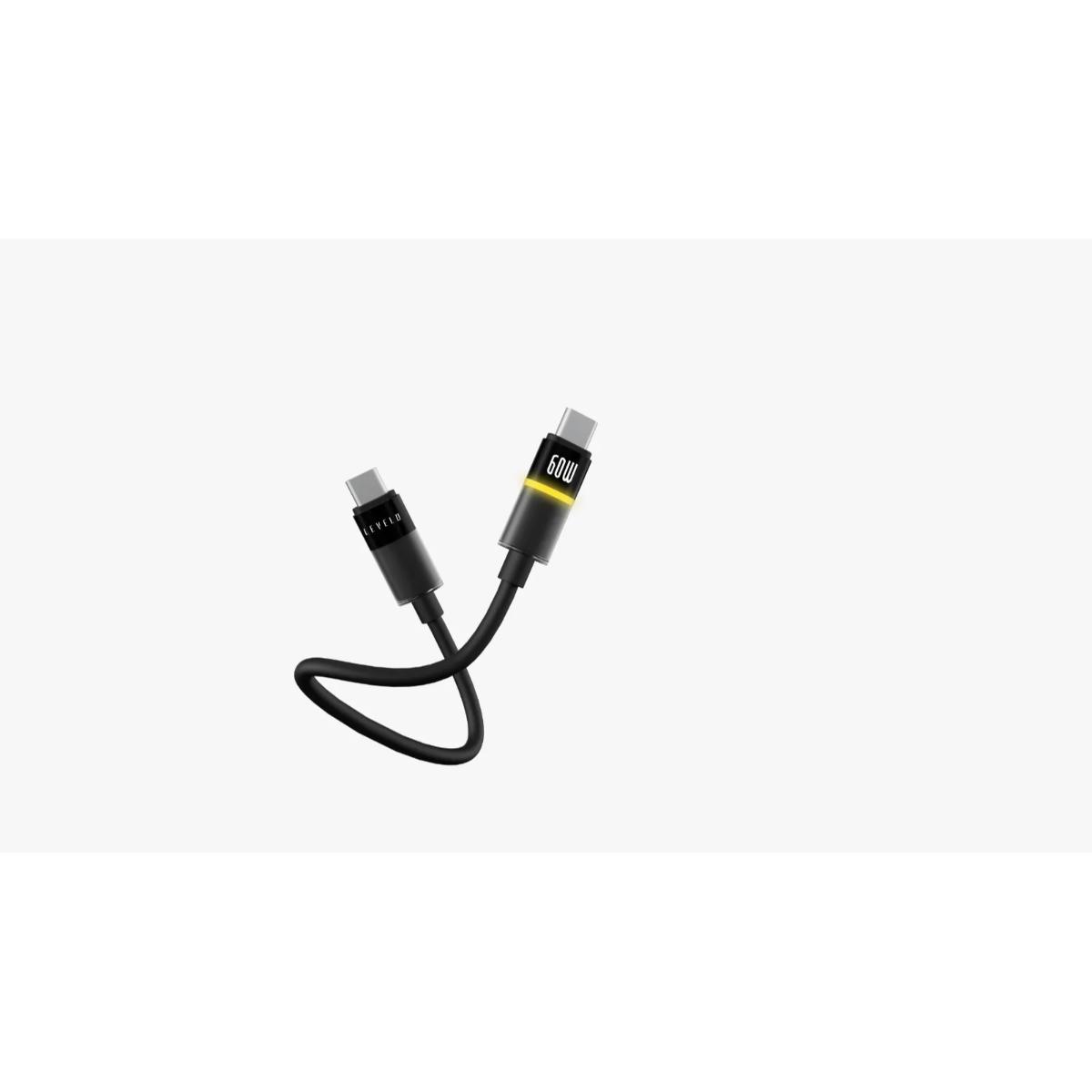 Levelo Luno 60W LED Type-C to Type-C Cable