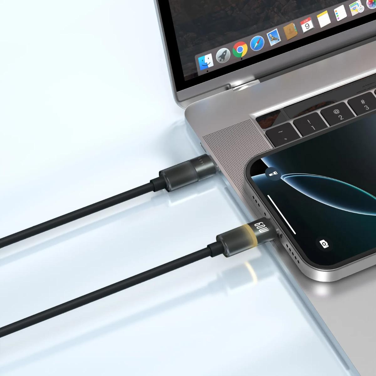 Levelo Luno 60W LED Type-C to Type-C Cable