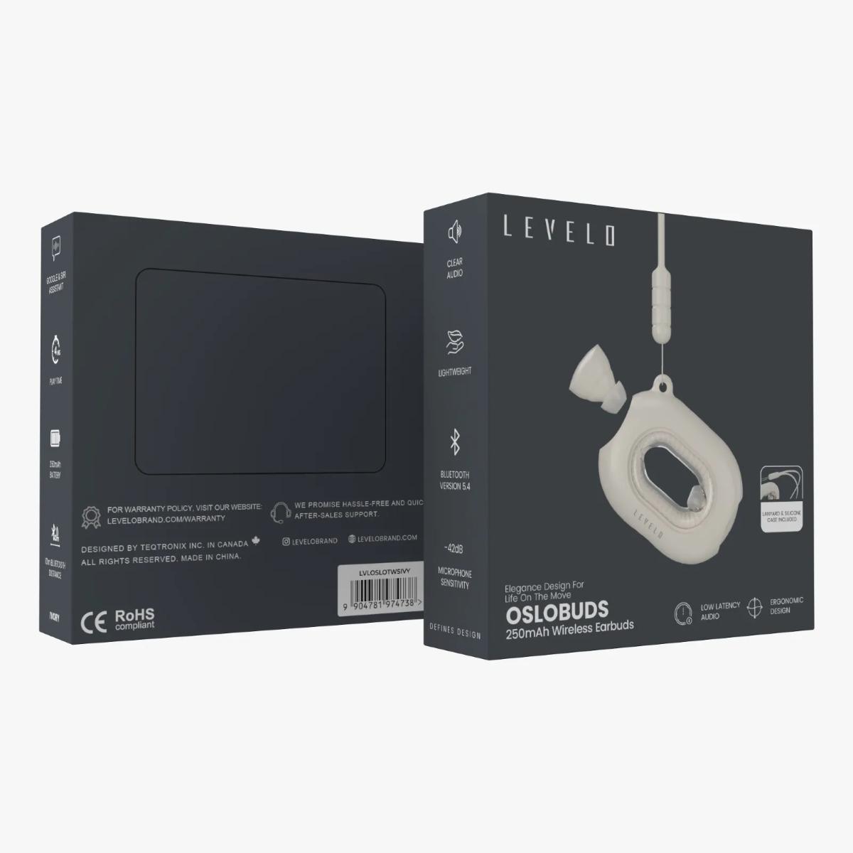 Levelo Oslobuds 250mAh Wireless Earbuds