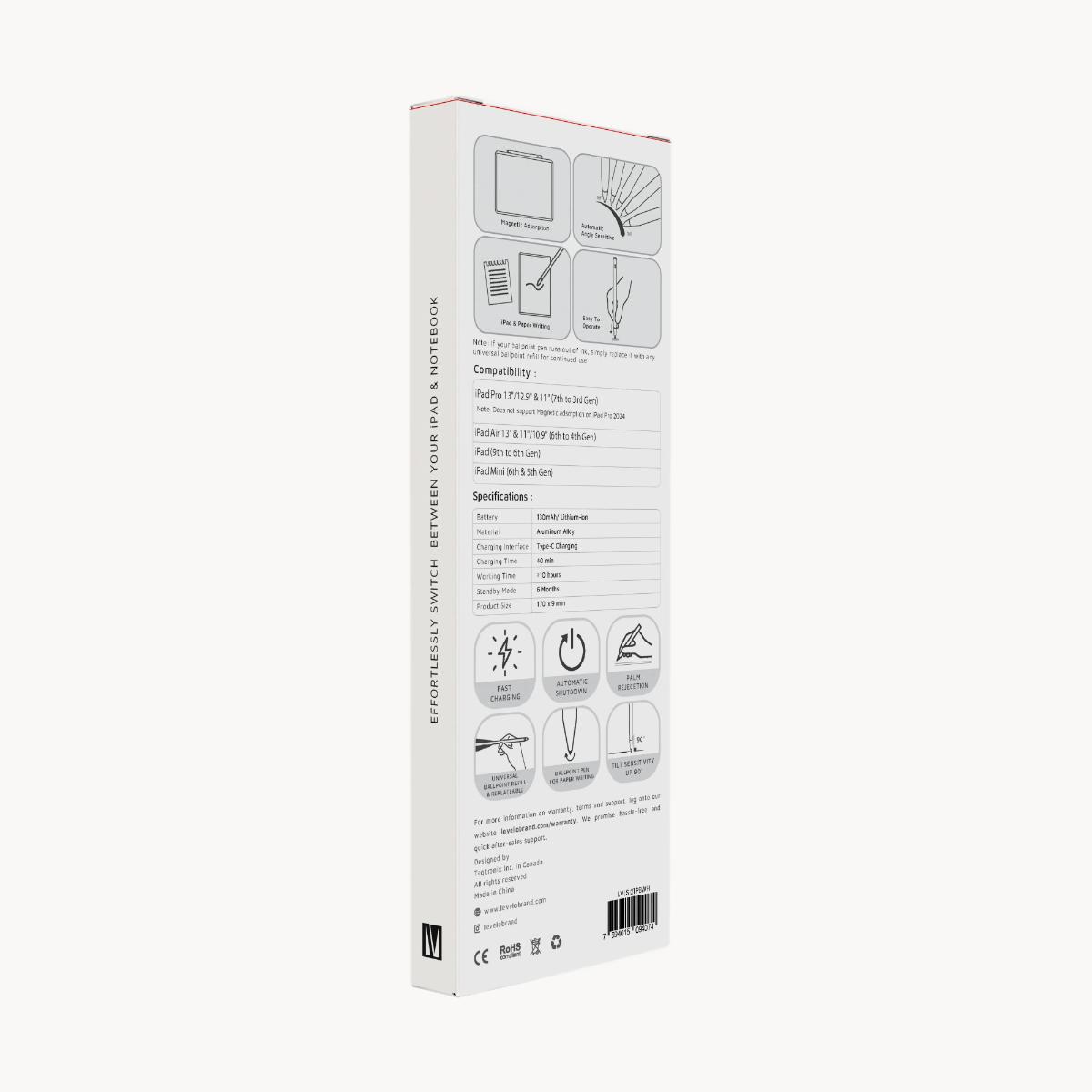 Levelo SkyInk 2-in-1 iPad Stylus & Paper Pen