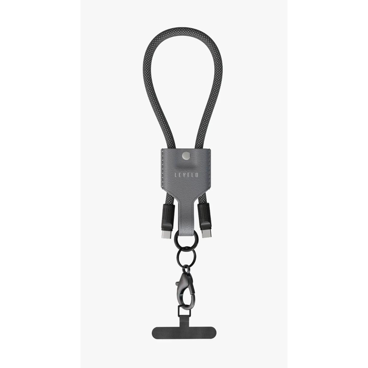 Levelo Tugo 60W Short Type-C Lanyard Cable
