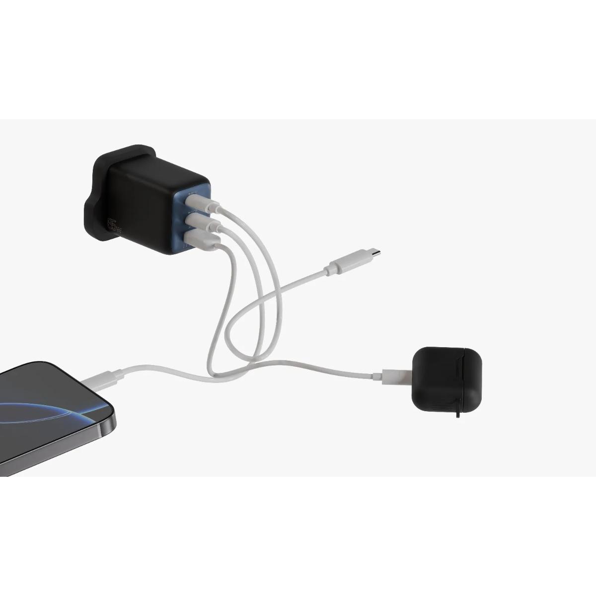 Levelo Vero GaN Triple Port Adapter 65W