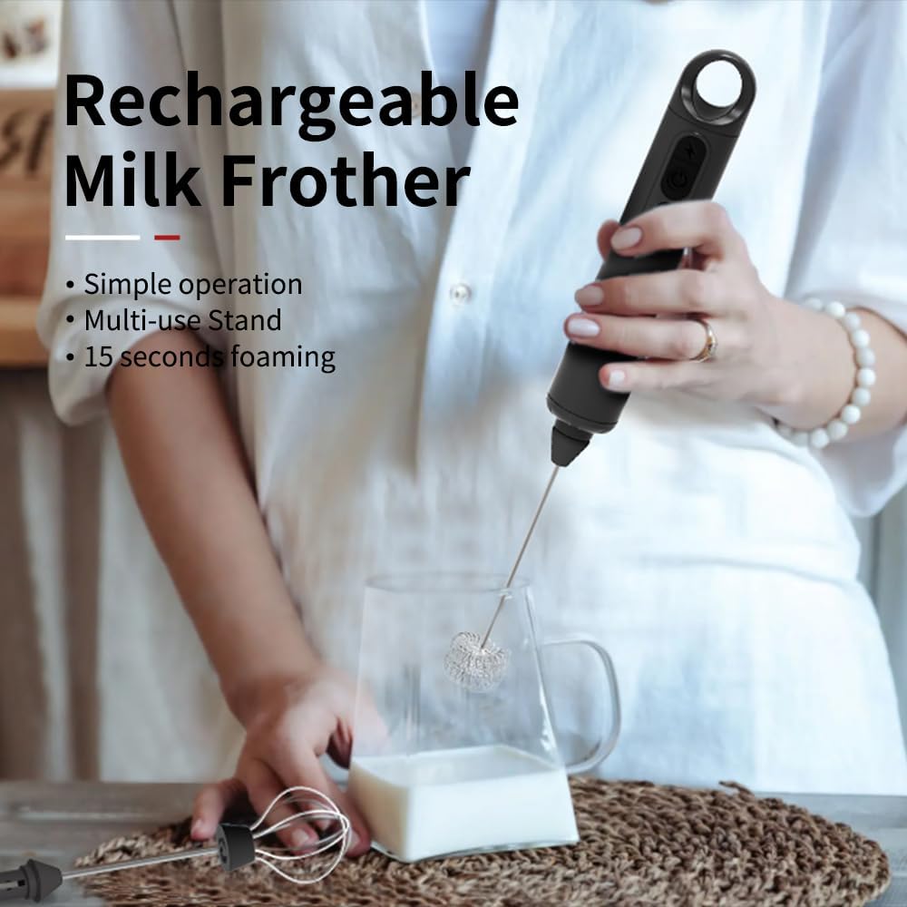 3 in 1 Frother for Mixes Milk, Batter, Sauce by LePresso