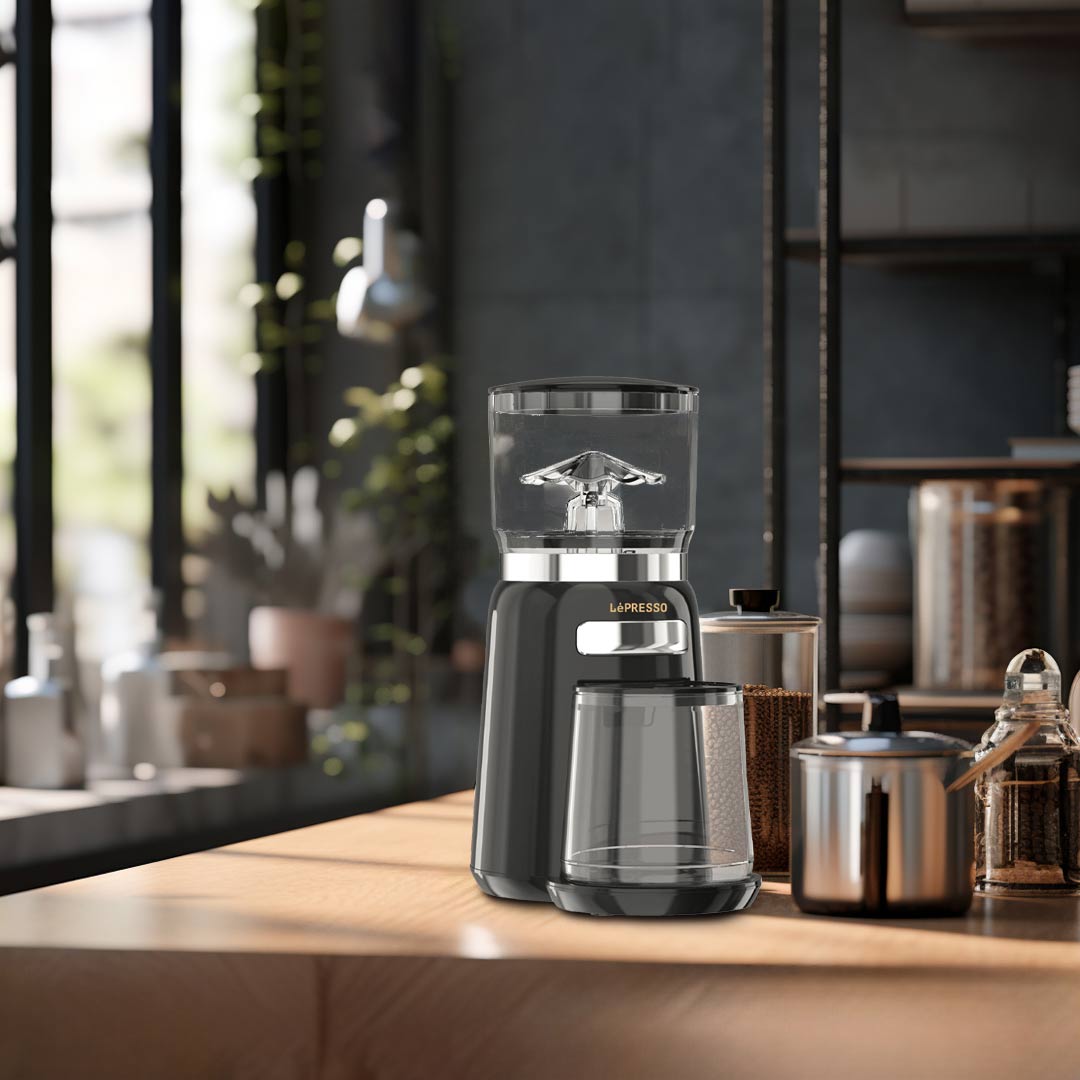 High Performance Coffee Bean Grinder 150W by Lepresso
