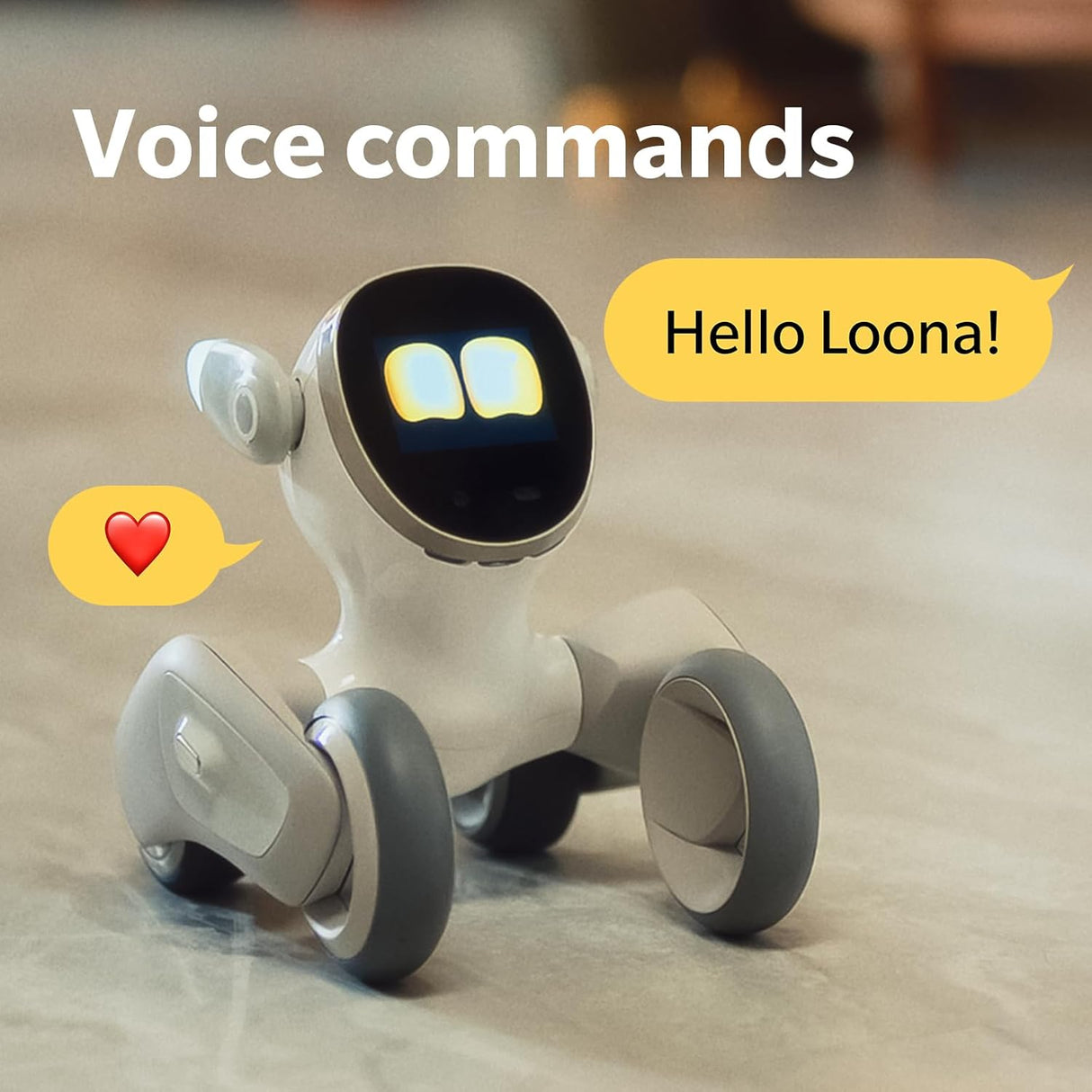 Loona Most Advanced Smart Robot Pet Dog - Ai Powered Chat GPT-4.0 Enabled with Voice Command & Gesture Recognition