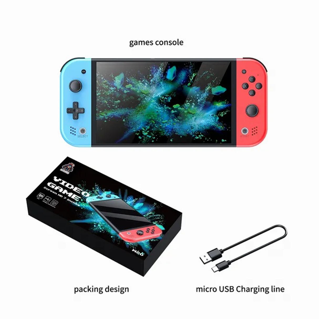 M20 7-Inch IPS Handheld Game Console by SJGAM