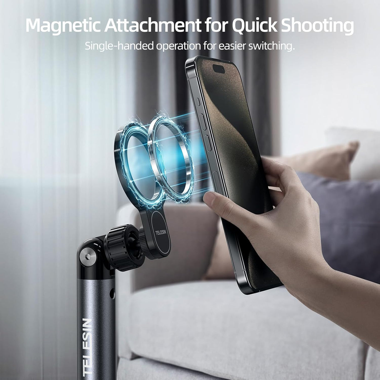 Magnetic Floor Stand for Phone & Tablet by TELESIN | Phone Stand | Tradeo Shopping