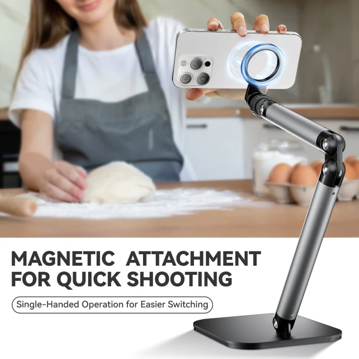 Phone Video Live Streaming Magnetic Mount (Desktop) by TELESIN