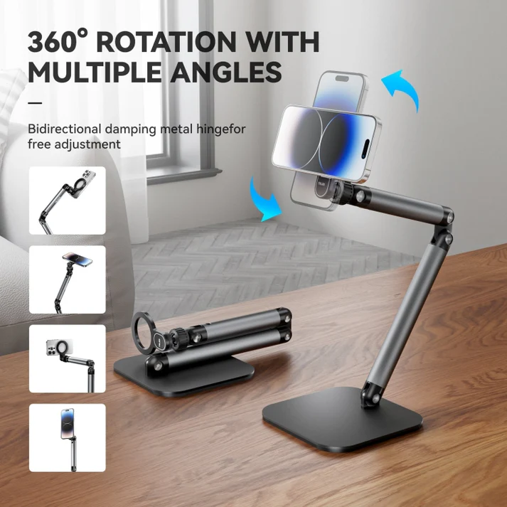 Phone Video Live Streaming Magnetic Mount (Desktop) by TELESIN