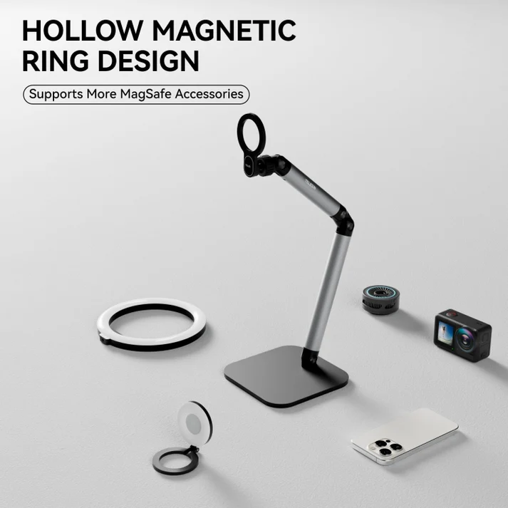 Phone Video Live Streaming Magnetic Mount (Desktop) by TELESIN