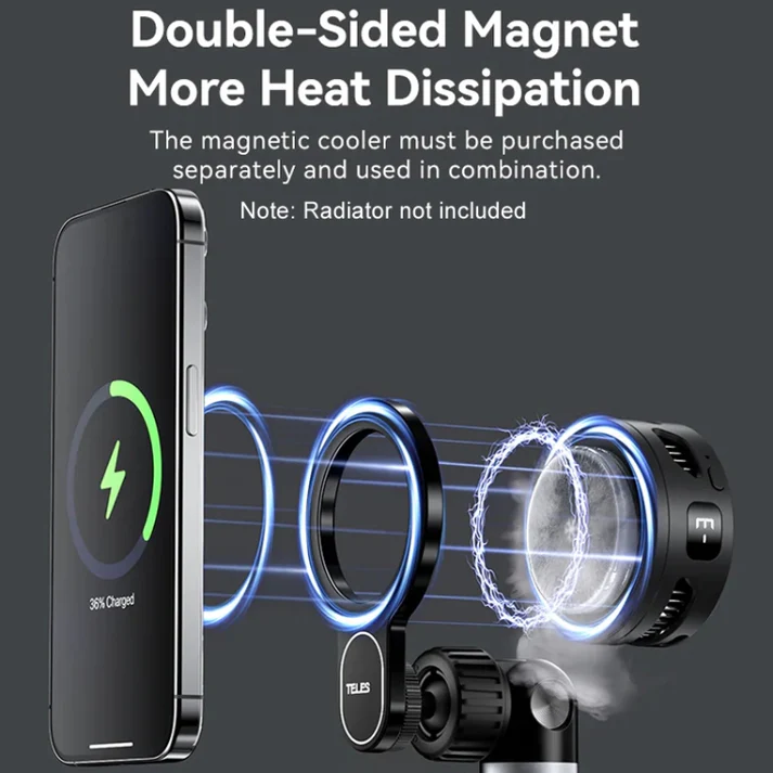 Phone Video Live Streaming Magnetic Mount (Desktop) by TELESIN