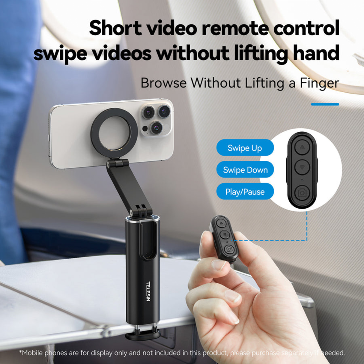 Magnetic Travel Phone Holder by TELESIN