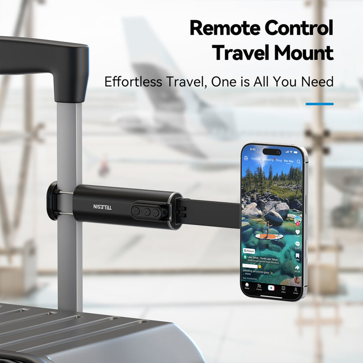 Magnetic Travel Phone Holder by TELESIN