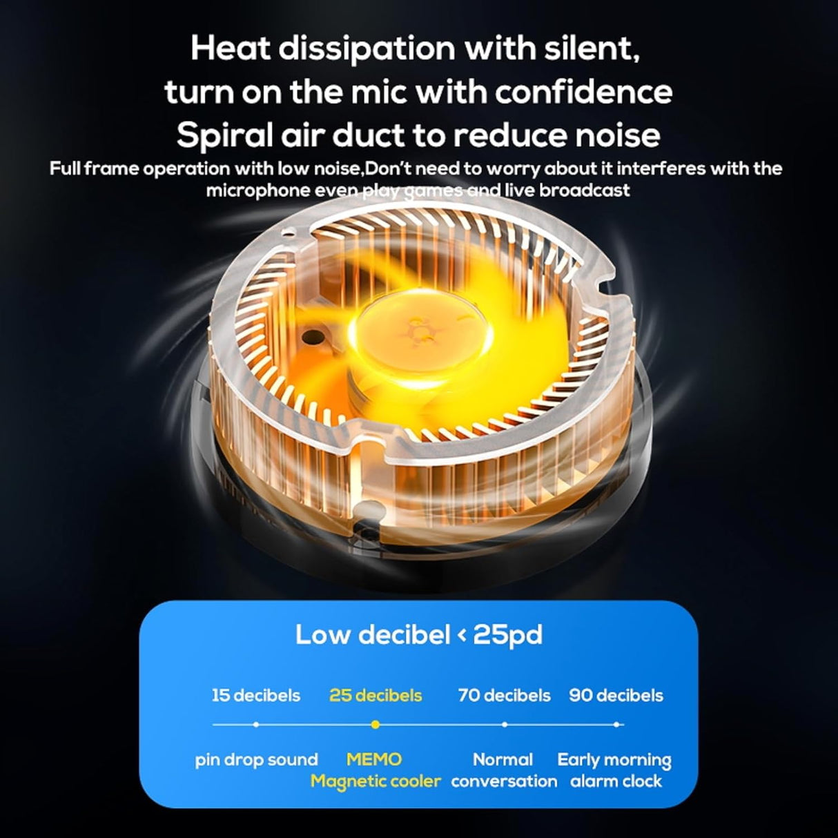 Magnetic Phone Cooler Fan by Memo