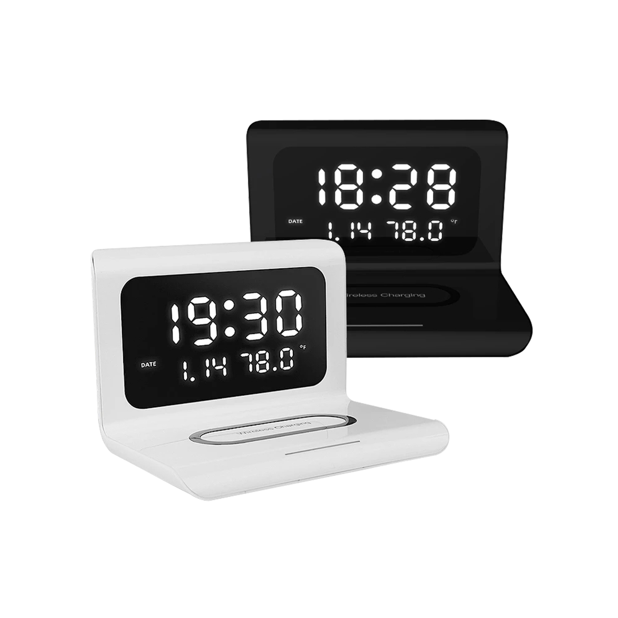 Digital Alarm Clock with Wireless Charger | Alarm Clock | Tradeo Shopping